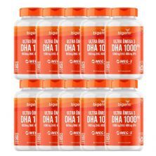Kit 10X Ultra Omega 3 Dha 1000 - 60 C�psulas - Bigens