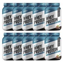 Kit 10X Ultra Whey Protein - 907g Chocolate com Avel� - Shark Pro