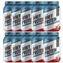 Kit 10X Ultra Whey Protein - 907g Morango - Shark Pro