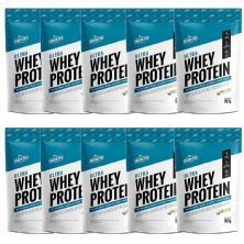 Kit 10X Ultra Whey Protein - 907g Refil Baunilha - Shark Pro