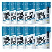 Kit 10X Ultra Whey Protein - 907g Refil Chocolate Branco  - Shark Pro Nutrition