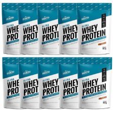 Kit 10X Ultra Whey Protein - 907g Refil Doce de Leite - Shark Pro