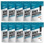 Kit 10X Ultra Whey Protein - 907g Refil Doce de Leite - Shark Pro