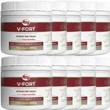 Kit 10X V-Fort - 240g Frutas Vermelhas - Vitafor