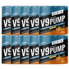 Kit 10X V9-Pump Pre Workout - 300g Tangerina - Shark Pro