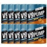 Kit 10X V9-Pump Pre Workout - 300g Tangerina - Shark Pro