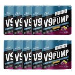 Kit 10X V9-Pump Pre Workout - 300g Uva - Shark Pro
