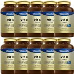Kit 10X Vit D 2000UI - 30 Softgels - Vitaminlife