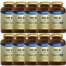 Kit 10X Vit D 2000UI - 60 Softgels - Vitaminlife