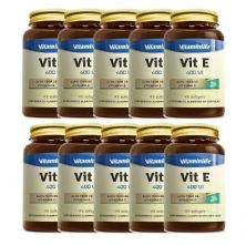 Kit 10X Vit E 400UI - 45 Softgels - Vitaminlife
