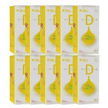 Kit 10X Vitamin D. For Baby & Kids - 30ml Framboesa - True Source