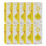 Kit 10X Vitamin D. For Baby & Kids - 30ml Framboesa - True Source