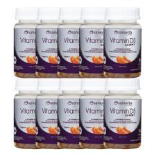 Kit 10X Vitamin D3 - 75g Tangerina - Sanavita