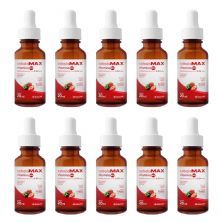 Kit 10X Vitamina B12 Metilcobalamina - 20ml Frutas Vermelhas - Herbamed