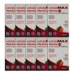 Kit 10X Vitamina B12 Metilcobalamina - 60 Comprimidos Frutas Vermelhas - Herbamed