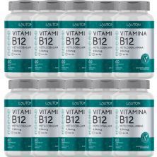 Kit 10X Vitamina B12 Metilcobalamina - 60 Comprimidos - Lauton Nutrition