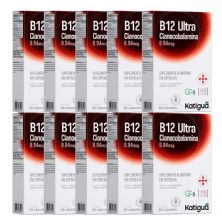 Kit 10X Vitamina B12 Ultra - 60 C�psulas - Katigu�