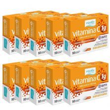 Kit 10X Vitamina C 1g - 10 Comprimidos - Equaliv