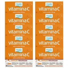 Kit 10X Vitamina C 500mg - 30 Comprimidos - Equaliv