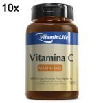 Kit 10X Vitamina C em Comprimidos Mastig�veis - 60 Comprimidos - VitaminLife