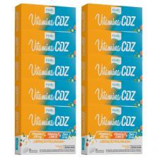 Kit 10X Vitamina CDZ - 30 Comprimidos - Equaliv