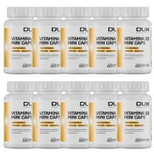 Kit 10X Vitamina D3 - 120 C�psulas - Dux Nutrition
