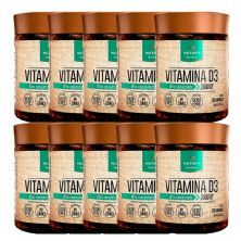 Kit 10X Vitamina D3 - 120 C�psulas - Nutrify
