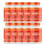 Kit 10X Vitamina D3 2000ui Com TCM - 60 C�psulas - Bigens