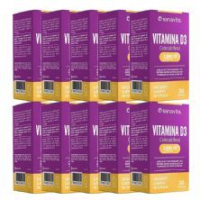 Kit 10X Vitamina D3 - 30 Capsulas - Sanavita