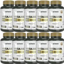 Kit 10X Vitamina D3 - 60 C�psulas - Nutrata