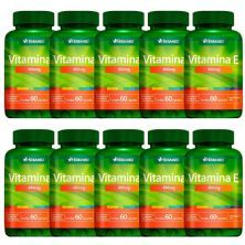 Kit 10X Vitamina E - 60 C�psulas - Herbamed