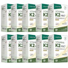 Kit 10X Vitamina K2-MK7 - 149mcg 60 C�psulas - Lauton