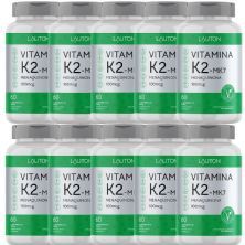 Kit 10X Vitamina K2 MK7 - 60 Comprimidos - Lauton Nutrition