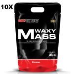Kit 10X Waxy Mass - 3000g Refil Morango - BodyBuilders