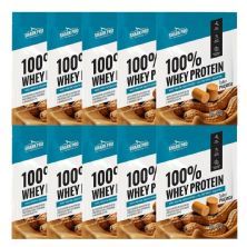 Kit 10X Whey 100% - 1 Sach� 40g Pa�oca - Shark Pro