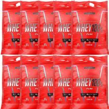 Kit 10X Whey 100% Pure - 907g Refil Coco - IntegralM�dica