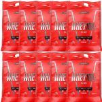 Kit 10X Whey 100% Pure - 907g Refil Coco - IntegralM�dica