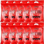 Kit 10X Whey 100% Pure - 907g Refil Cookies - IntegralM�dica