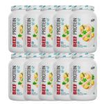 Kit 10X Whey Beef Protein - 900g Abacaxi com Hortel� - Shark Pro