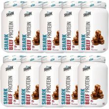 Kit 10X Whey Beef Protein - 900g Caramelo Salgado - Shark Pro