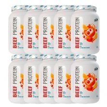 Kit 10X Whey Beef Protein - 900g Laranja com Acerola - Shark Pro