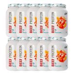 Kit 10X Whey Beef Protein - 900g Laranja com Acerola - Shark Pro