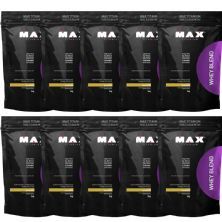 Kit 10 Whey Blend - 2000g Refil Baunilha - Max Titanium