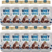 Kit 10X Whey Grego - 900g Cheesecake de Chocolate - Nutrata