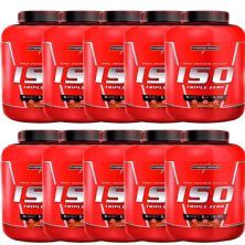 Kit 10X Whey Iso Triple Zero - 1800g Chocolate - IntegralM�dica