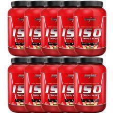 Kit 10X Whey Iso Triple Zero - 907g Baunilha - IntegralM�dica