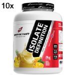 Kit 10X Whey Isolate Definition - 2000g Abacaxi, Banana, Laranja - BodyAction