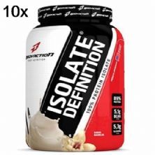 Kit 10X Whey Isolate Definition - 2000g Baunilha - BodyAction