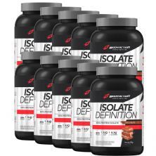 Kit 10X Whey Isolate Definition - 900g Chocolate - BodyAction