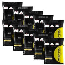 Kit 10 Whey Pro - 1500g Refil Baunilha - Max Titanium
